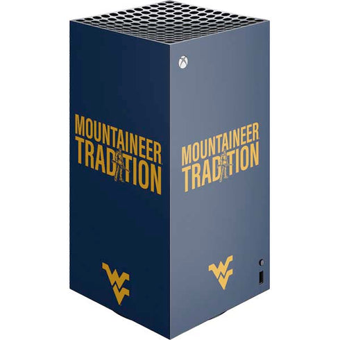 West Virginia University Climb Higher XBox Series X Digital Edition Console Skin